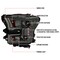 Spec-D Tuning Ford F150 Led Projector Headlights With Smoked Lens 2015-2017 2LHP-F15015G-SQ-RS - alternate 7